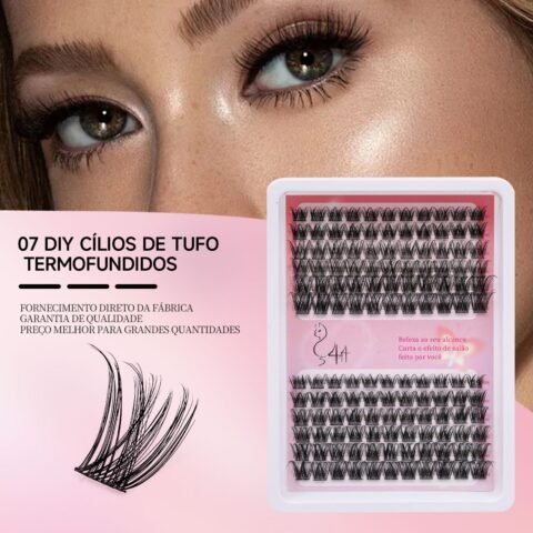 07 DIY Cílios de Tufo Termofundidos