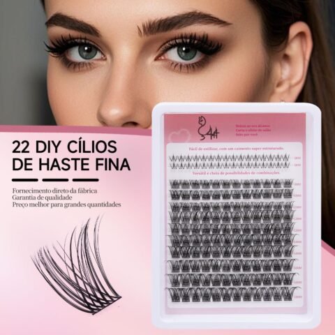 22 DIY Cílios de Haste Fina