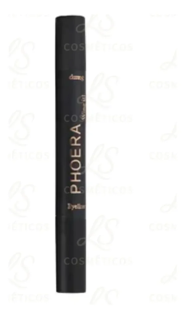 Delineador Líquido Phoera Preto À Prova D'Água Fosco Hipoalergênico Cat Stamp Carimbo de Gatinho Fácil de Aplicar, Longa Duração, Fosco, À Prova de Água Sem Glúten