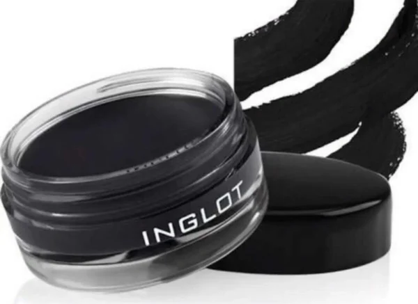 Delineador Gel Inglot Preto Fosco À Prova D'Água Hipoalergênico