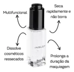 Kit Delineador Preto Amc77 + Duraline Inglot + Pincel 31t