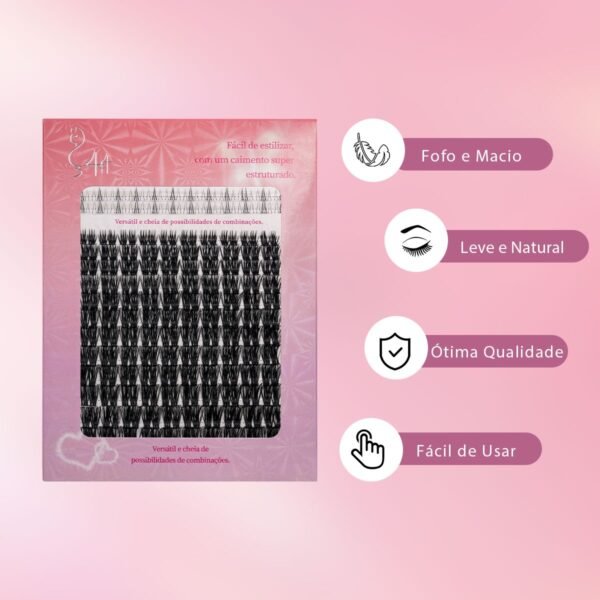 01 DIY Cílios de Haste Fina