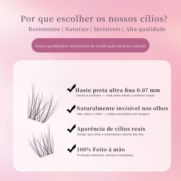 04 DIY Cílios de Haste Fina