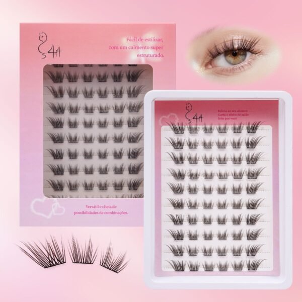 06 DIY Cílios de Haste Fina e Volumosos