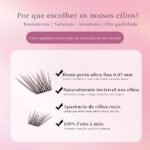 06 DIY Cílios de Haste Fina e Volumosos
