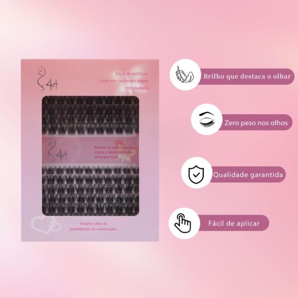 07 DIY Cílios de Tufo Termofundidos