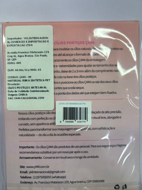 09 DIY Cílios de Tufo com Haste Transparente e Fina