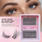 10 DIY Cílios de Haste Fina