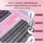 10 DIY Cílios de Haste Fina