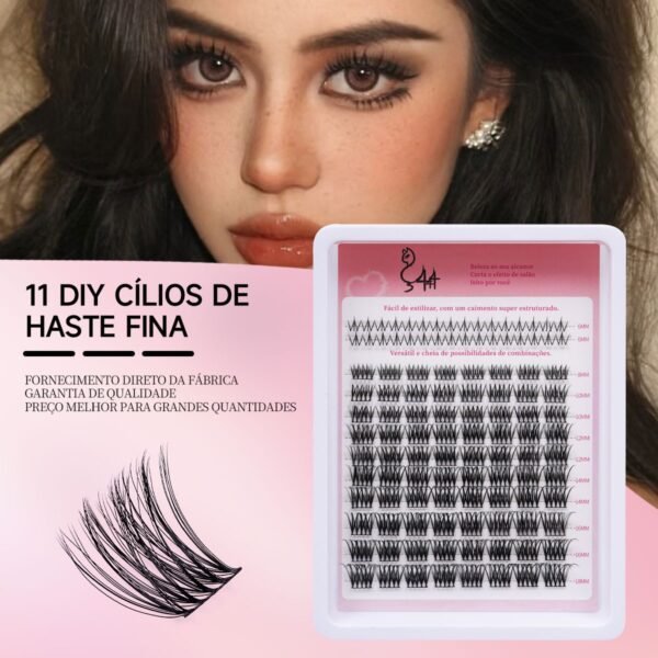 11 DIY Cílios de Haste Fina