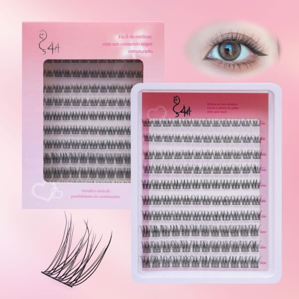 12 DIY Cílios de Haste Fina