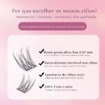 12 DIY Cílios de Haste Fina