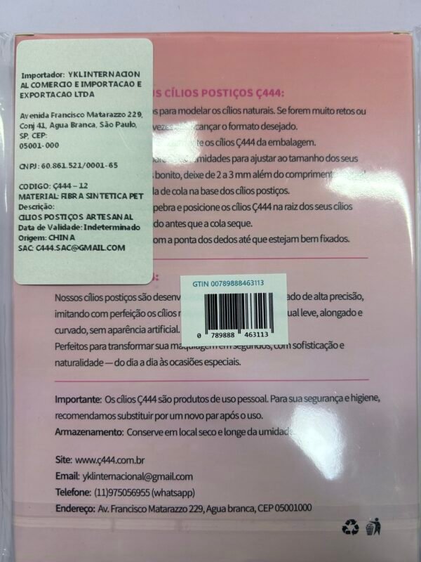 12 DIY Cílios de Haste Fina