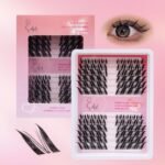 13 DIY Cílios de Tufo com Haste Transparente e Fina