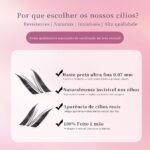 13 DIY Cílios de Tufo com Haste Transparente e Fina