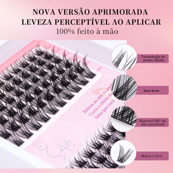 14 DIY Cílios de Tufo Termofundidos