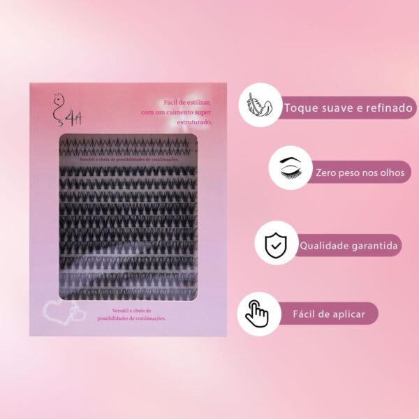 15 DIY Cílios de Tufo Termofundidos