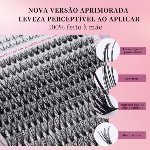 15 DIY Cílios de Tufo Termofundidos