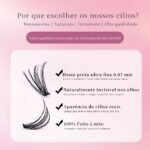 15 DIY Cílios de Tufo Termofundidos