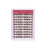 16 DIY Cílios de Tufo Castanhos com Haste Fina