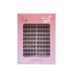 16 DIY Cílios de Tufo Castanhos com Haste Fina