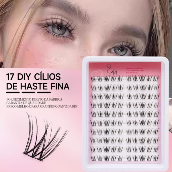 17 DIY Cílios de Haste Fina