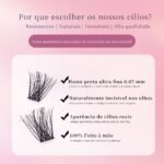 19 DIY Cílios de Haste Fina