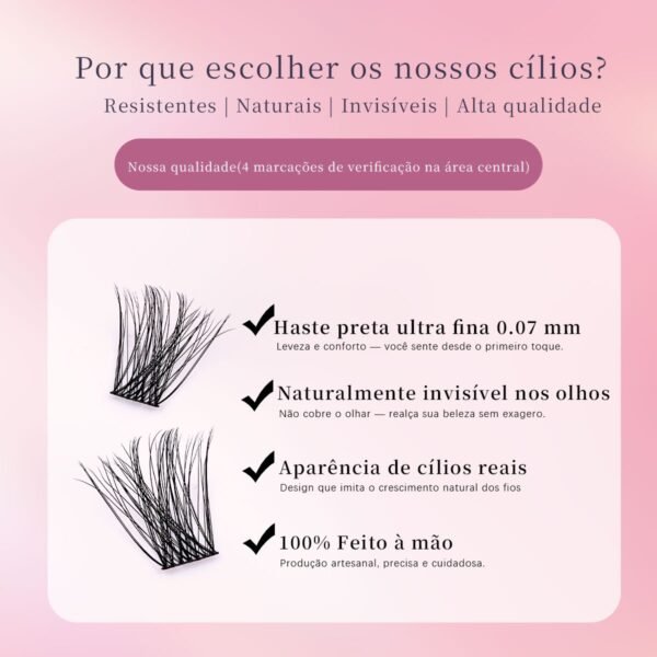 19 DIY Cílios de Haste Fina