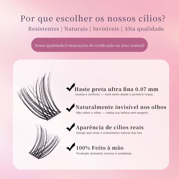 22 DIY Cílios de Haste Fina