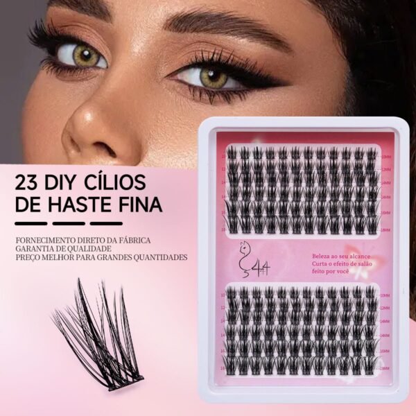 23 DIY Cílios de Haste Fina