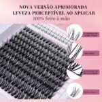 24 DIY Cílios de Tufo Termofundidos